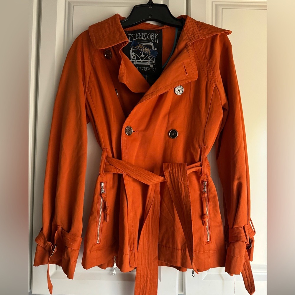 Millard Fillmore Jacket size XS orange